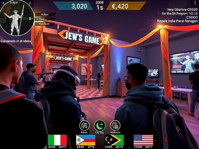 Chennai CSGO Vanguards tournament scene with Indian players